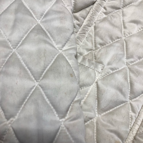 Winter White Coach jacket with rabbit fur - Picture 5 of 8